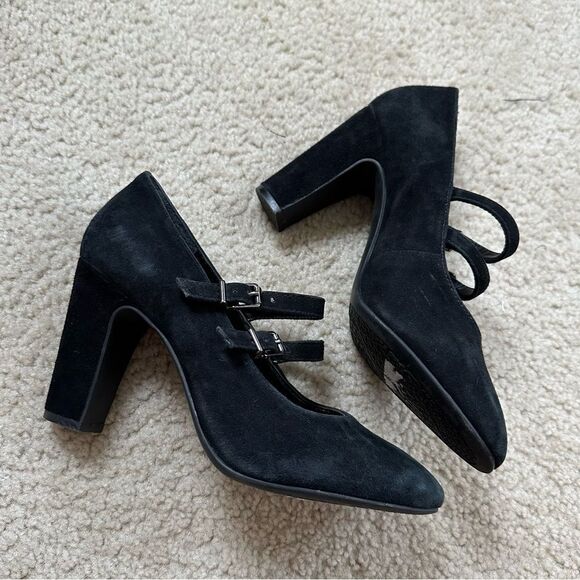 Gianni Bini Black Mary Jane style heels - Picture 4 of 10